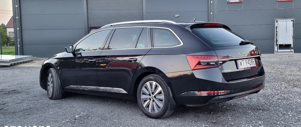 Skoda Superb cena 147600 przebieg: 49000, rok produkcji 2021 z Nowogród małe 667